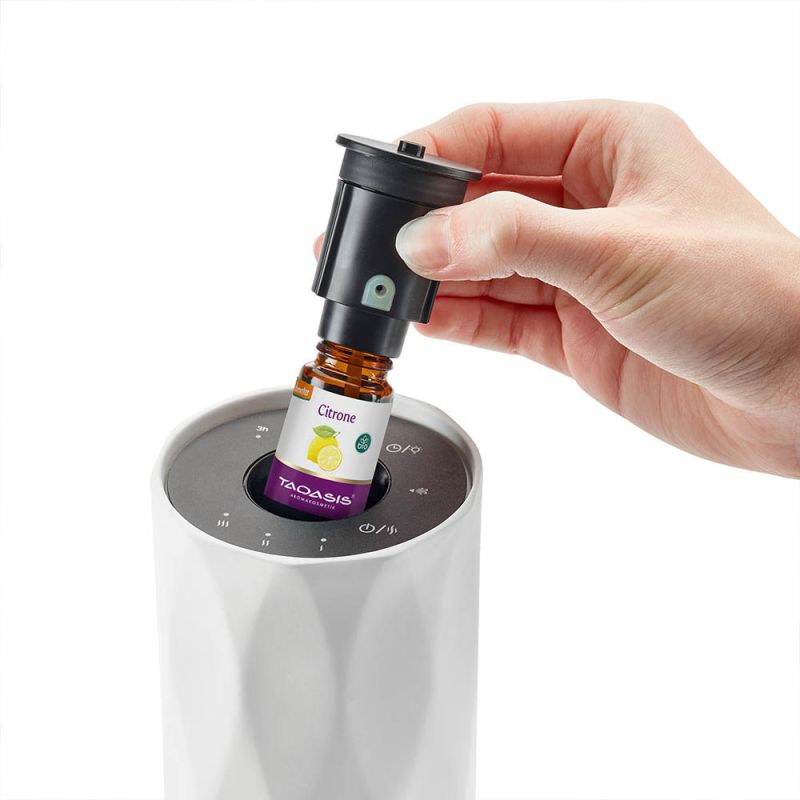 Baldini Aromastream Wood incl. houten ballen - luchtverfrisser - elektrische diffuser - waterloos